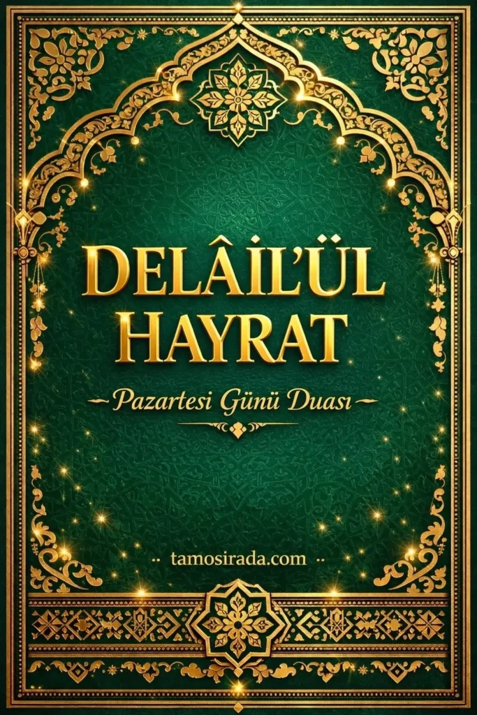 Delailü’l Hayrat Pazartesi okuması görseli